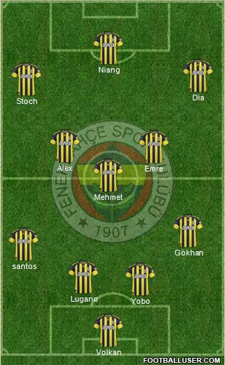 Fenerbahçe SK Formation 2011