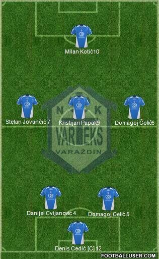 NK Varteks Formation 2011