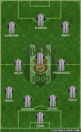 Besiktas JK Formation 2011
