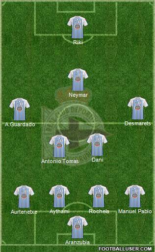 R.C. Deportivo de La Coruña S.A.D. Formation 2011