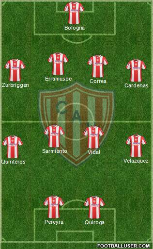 Unión de Santa Fe Formation 2011