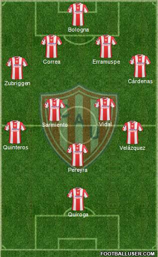 Unión de Santa Fe Formation 2011