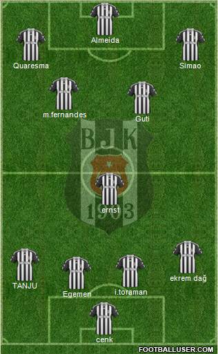 Besiktas JK Formation 2011