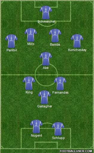 Leicester City football formation