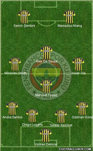 Fenerbahçe SK Formation 2011