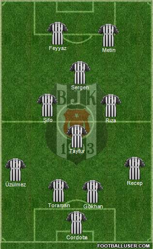 Besiktas JK Formation 2011
