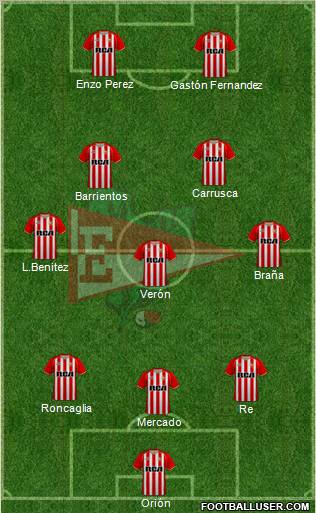 Estudiantes de La Plata Formation 2011