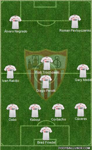 Sevilla F.C., S.A.D. Formation 2011