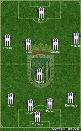 C.D. Badajoz S.A.D. Formation 2011