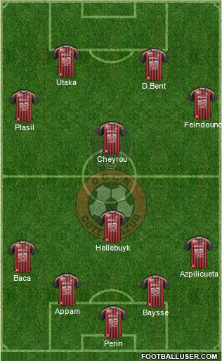 OGC Nice Côte d'Azur football formation