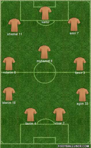 Manchester United Formation 2011