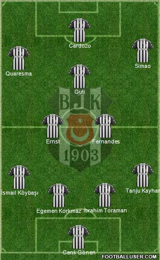 Besiktas JK Formation 2011