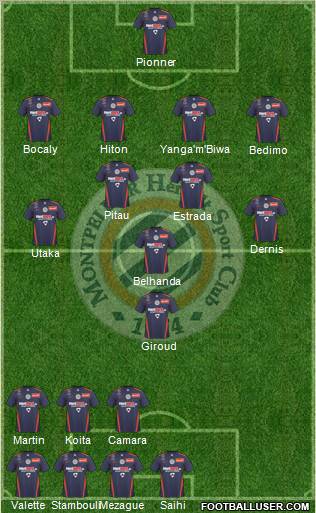 Montpellier Hérault Sport Club Formation 2011