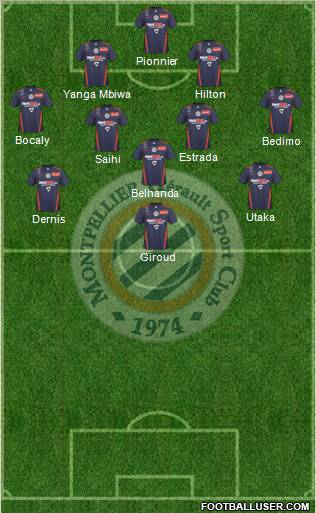 Montpellier Hérault Sport Club Formation 2011