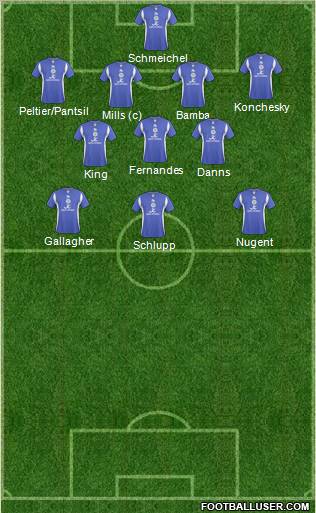 Leicester City football formation