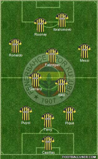 Fenerbahçe SK Formation 2011