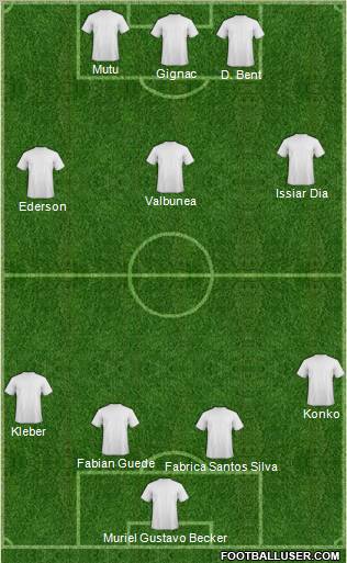 Intercontinental FC do Recife Formation 2011