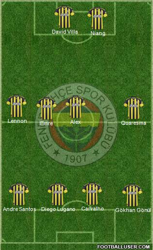 Fenerbahçe SK Formation 2011