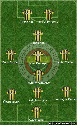 Fenerbahçe SK Formation 2011