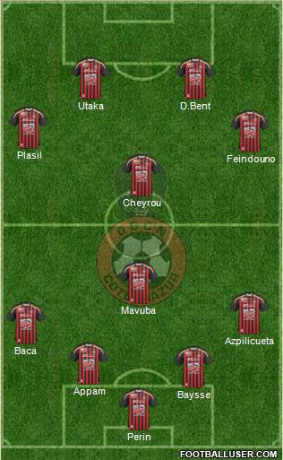 OGC Nice Côte d'Azur football formation