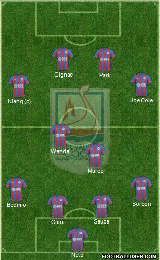 Stade Malherbe Caen Basse-Normandie Formation 2011