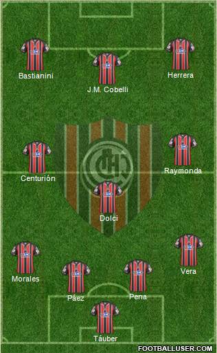 Chacarita Juniors Formation 2011