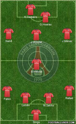Paris Saint-Germain Formation 2011