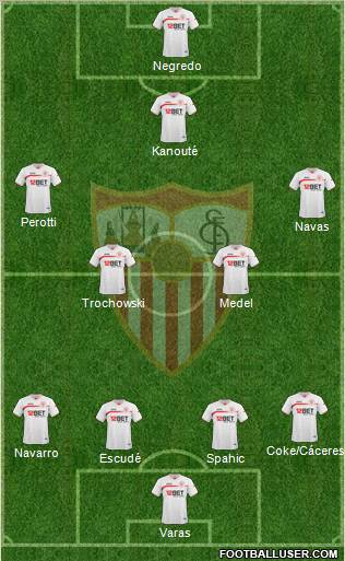 Sevilla F.C., S.A.D. Formation 2011