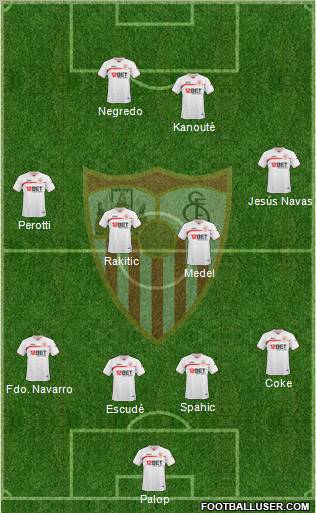 Sevilla F.C., S.A.D. Formation 2011