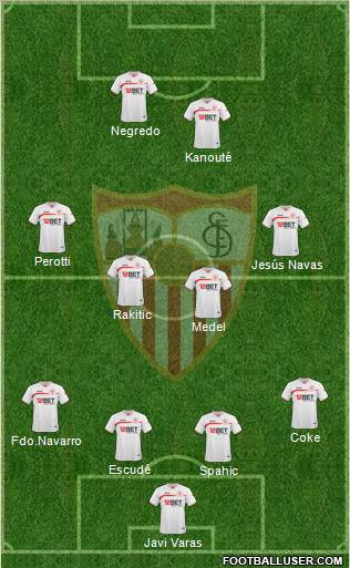Sevilla F.C., S.A.D. Formation 2011