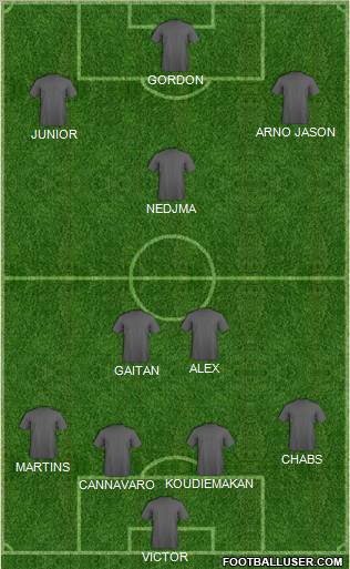 Pro Evolution Soccer Team Formation 2011
