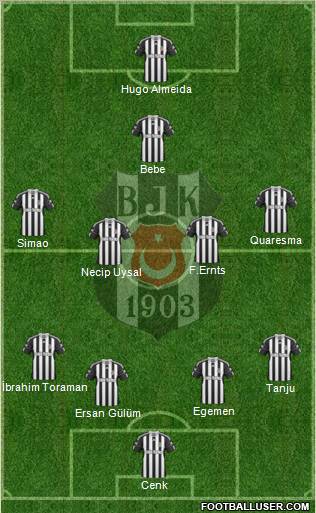 Besiktas JK Formation 2011