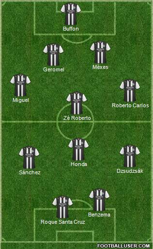 Newcastle United Formation 2011