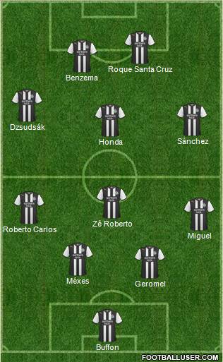 Newcastle United Formation 2011