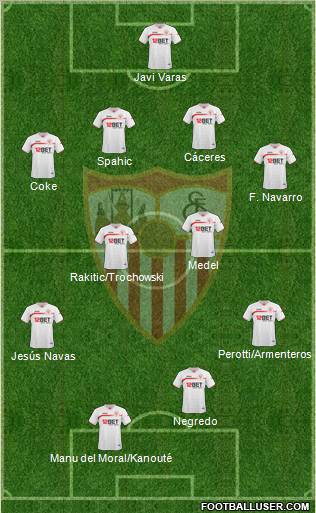 Sevilla F.C., S.A.D. Formation 2011