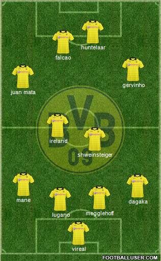 Borussia Dortmund Formation 2011