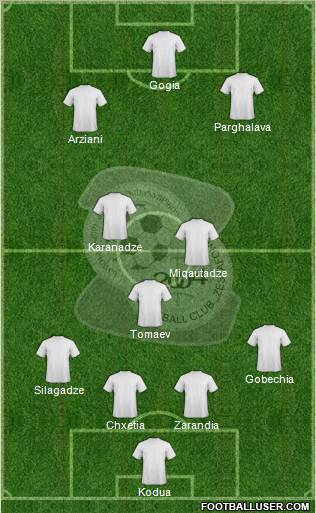 FC Zestafoni Formation 2011