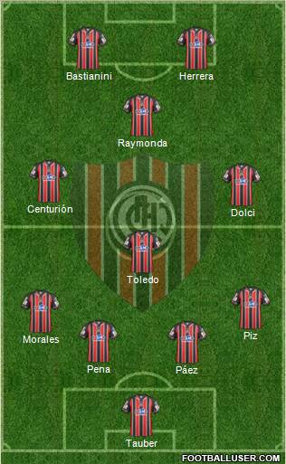 Chacarita Juniors Formation 2011
