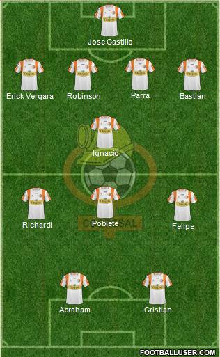 CD Cobresal Formation 2011