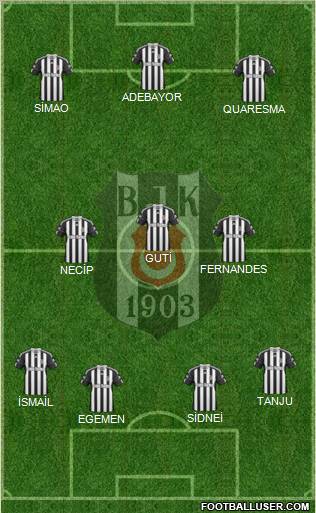 Besiktas JK Formation 2011
