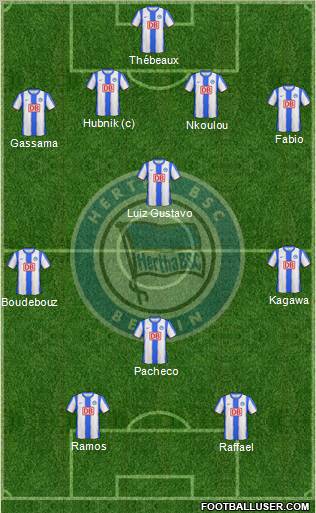 Hertha BSC Berlin Formation 2011