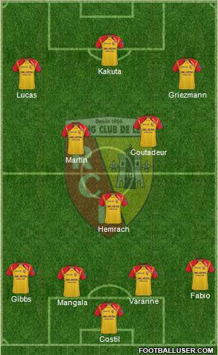 Racing Club de Lens Formation 2011