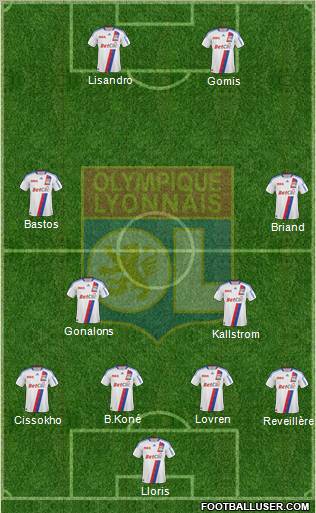 Olympique Lyonnais Formation 2011