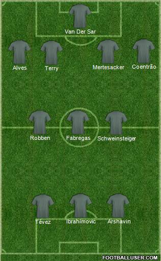 26 de Outubro FC Formation 2011