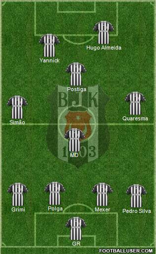 Besiktas JK Formation 2011