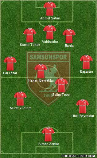 Samsunspor Formation 2011