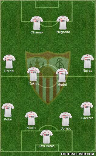 Sevilla F.C., S.A.D. Formation 2011