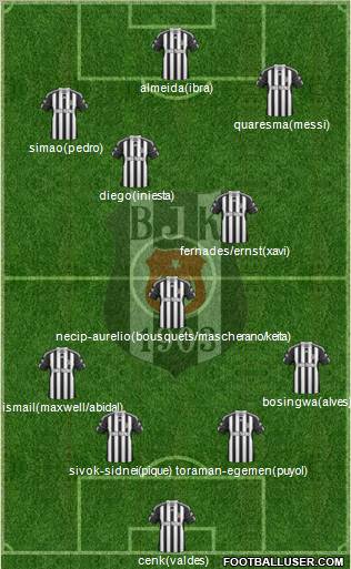 Besiktas JK Formation 2011