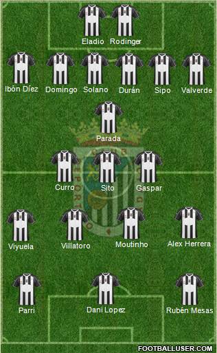C.D. Badajoz S.A.D. Formation 2011