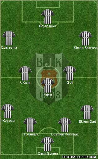 Besiktas JK Formation 2011